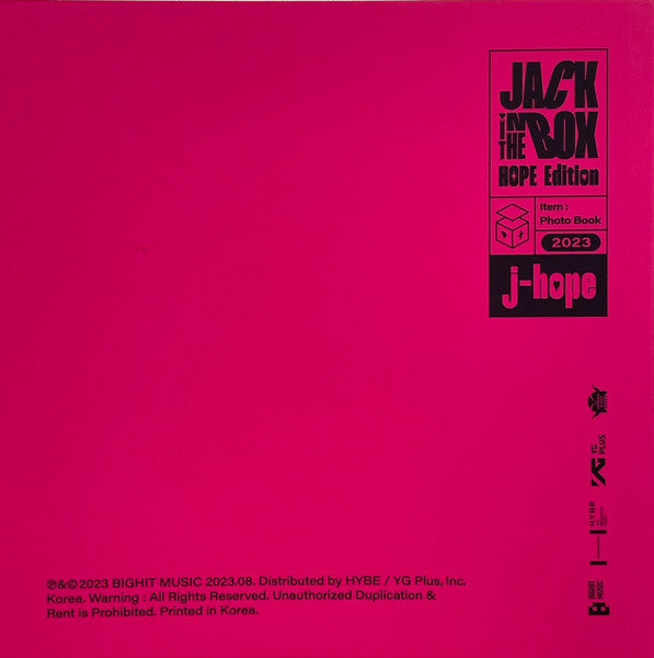 J-Hope : Jack In The Box (HOPE Edition) (CD, Album, RE)