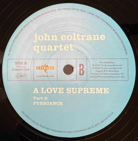 The John Coltrane Quartet : A Love Supreme (6th International Jazz Festival Juan-Les-Pins, Antibes, France) (2xLP, Album, Comp, RM)