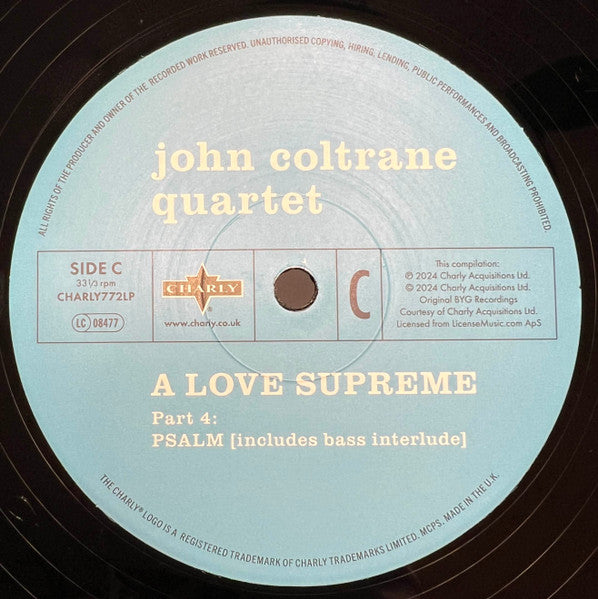 The John Coltrane Quartet : A Love Supreme (6th International Jazz Festival Juan-Les-Pins, Antibes, France) (2xLP, Album, Comp, RM)