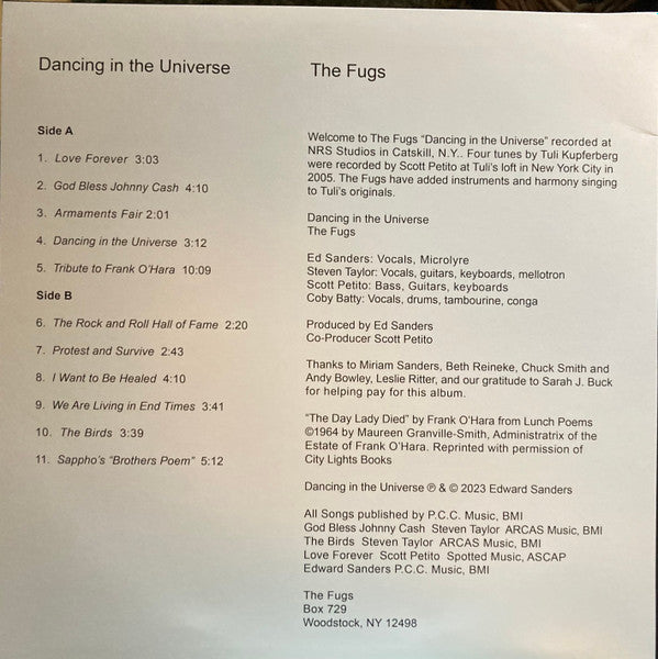 The Fugs : Dancing In The Universe (LP)