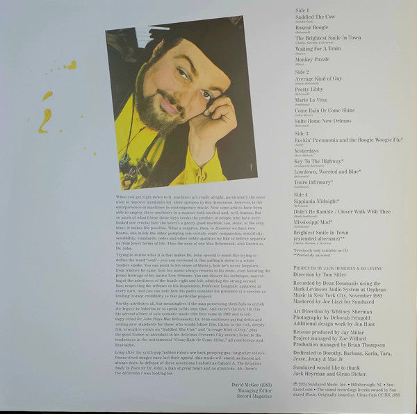 Dr. John : The Brightest Smile In Town (2xLP, RE, Gat)