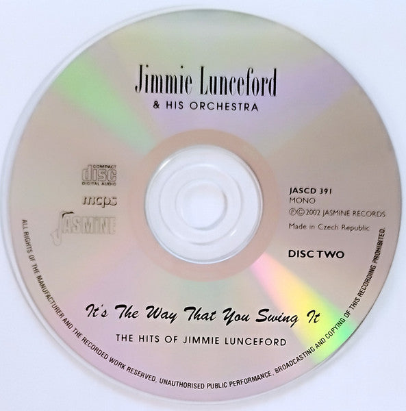 Jimmie Lunceford And His Orchestra : It's The Way That You Swing It: The Hits Of Jimmie Lunceford (2xCD, Comp, Mono)