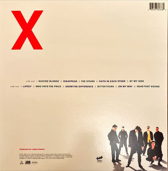 INXS : X (LP, Album, Ltd, RE, Red)