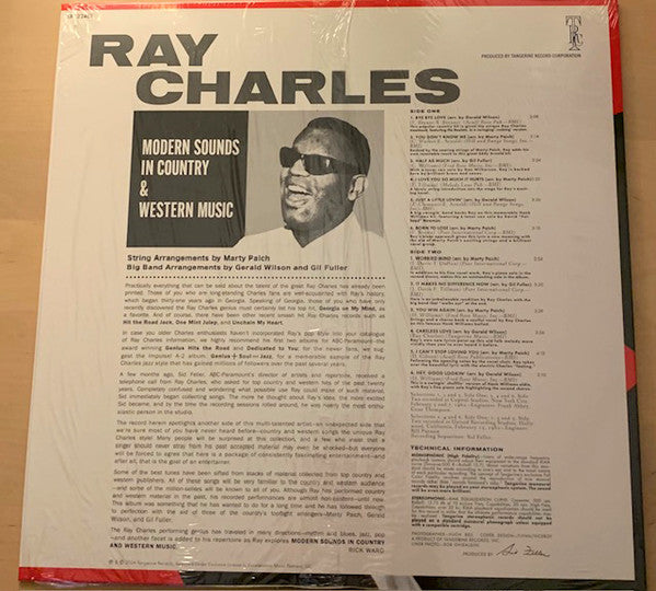 Ray Charles : Modern Sounds In Country And Western Music (LP, Album, RE, RM)
