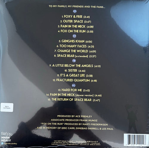 Ace Frehley : Anomaly Deluxe 15th Anniversary (2xLP, Album, Dlx, Ltd, RE, Cob)