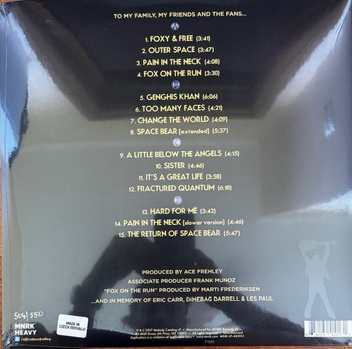 Ace Frehley : Anomaly Deluxe 15th Anniversary (2xLP, Album, Dlx, Ltd, RE, Cor)