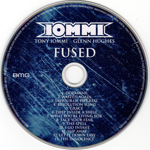 Iommi*, Tony Iommi, Glenn Hughes : Fused (CD, Album, RE, RM, Dig)