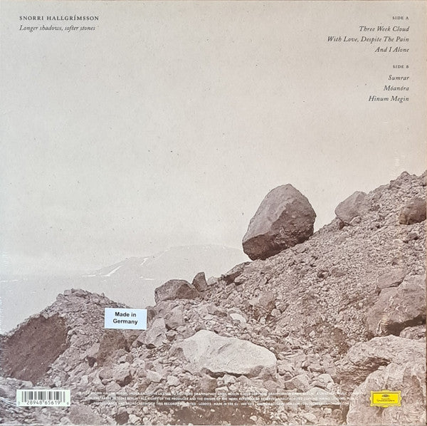 Snorri Hallgrímsson : Longer Shadows, Softer Stones (12", EP)