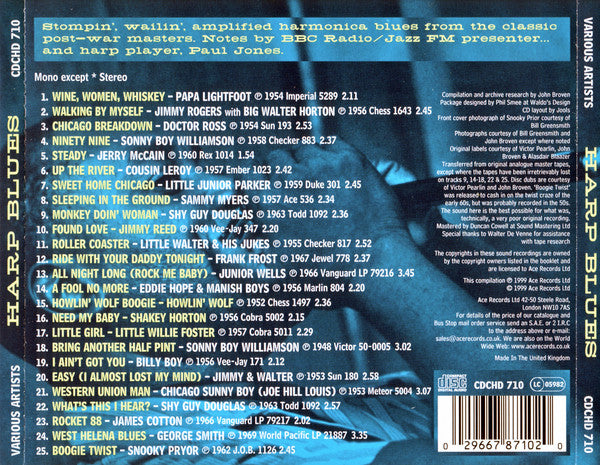 Various : Harp Blues (CD, Comp)