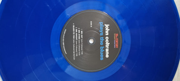 John Coltrane : John Coltrane Plays The Blues (LP, Album, RE, Blu)