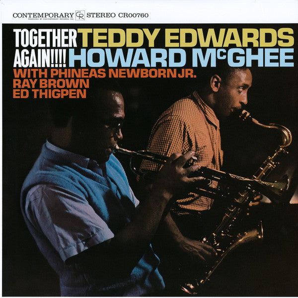 Teddy Edwards / Howard McGhee : Together Again! (LP, Album, RE, 180)