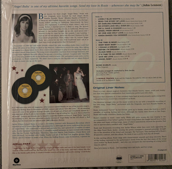 Rose Hamlin : Lonely Blue Nights (LP, Album, Ltd, RE, 180)