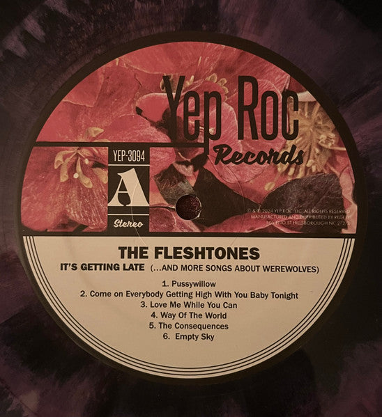 The Fleshtones : It's Getting Late (...And More Songs About Werewolves) (LP, Album, Ltd, Pin)