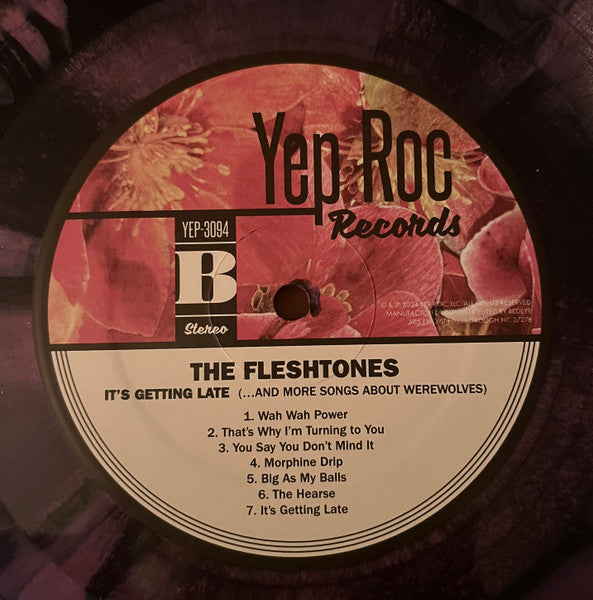 The Fleshtones : It's Getting Late (...And More Songs About Werewolves) (LP, Album, Ltd, Pin)
