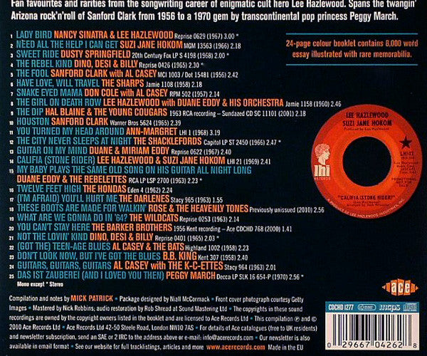 Various : Califia (The Songs Of Lee Hazlewood) (CD, Comp, Mono, RM)