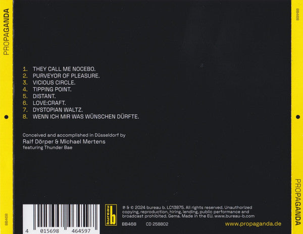 Propaganda : Propaganda (CD, Album)