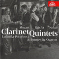 Wolfgang Amadeus Mozart • Anton Reicha • Ondřej Kukal / Ludmila Peterková & Bennewitz Quartet : Clarinet Quintets (CD, Album)