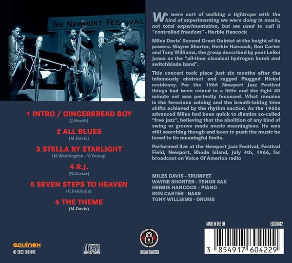 The Miles Davis Quintet : Newport Jazz Festival '66 (CD, Album, RM, Unofficial)