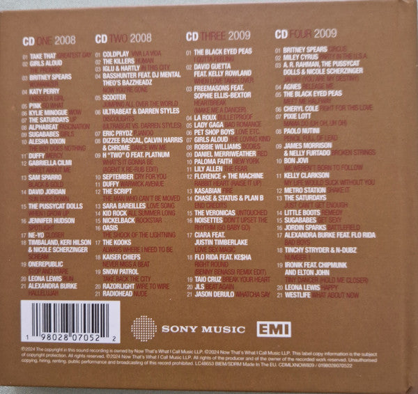 Various : Now Millennium '08-'09 (4xCD, Comp, S/Edition)