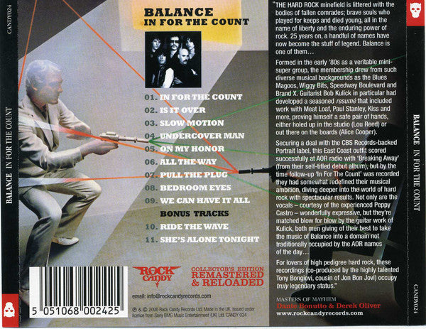 Balance (10) : In For The Count (CD, Album, RE, RM)