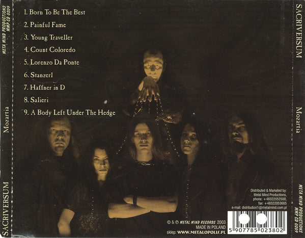 Sacriversum : Mozartia (CD, Album)