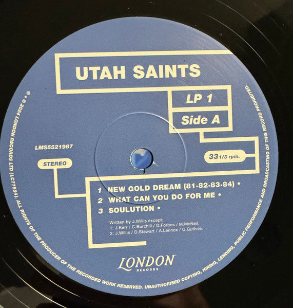 Utah Saints : Utah Saints (2xLP, Album, RE, RM)