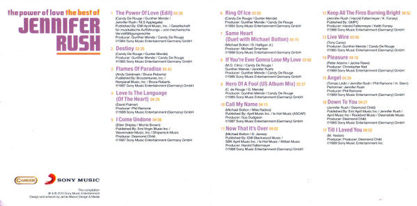 Jennifer Rush : The Power Of Love The Best Of (CD, Comp)