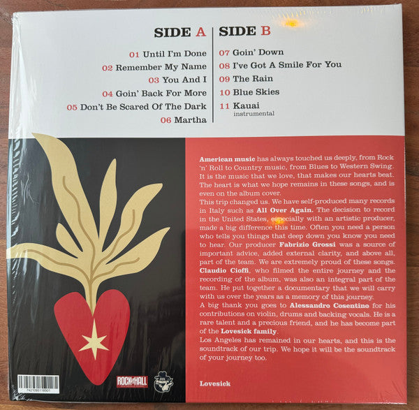 Lovesick (11) : Remember My Name (LP, Album, Gat)