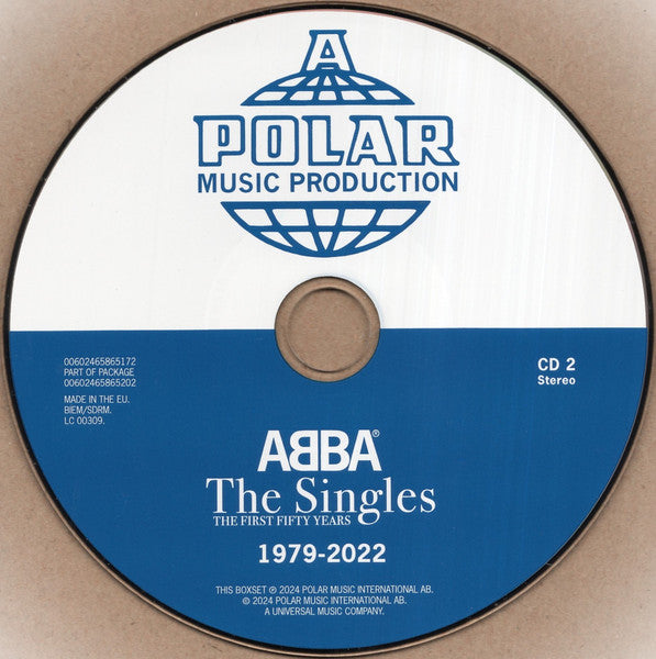 ABBA : The Singles (The First Fifty Years) (2xCD, Comp)
