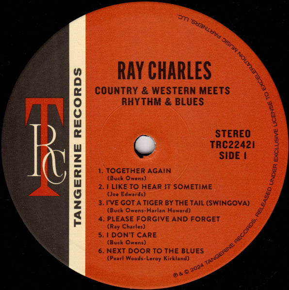 Ray Charles : Country And Western Meets Rhythm And Blues (LP, Album, RE, RM)