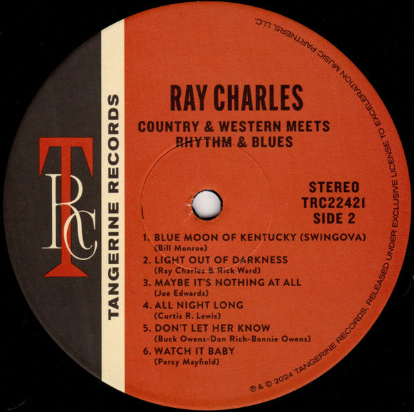 Ray Charles : Country And Western Meets Rhythm And Blues (LP, Album, RE, RM)