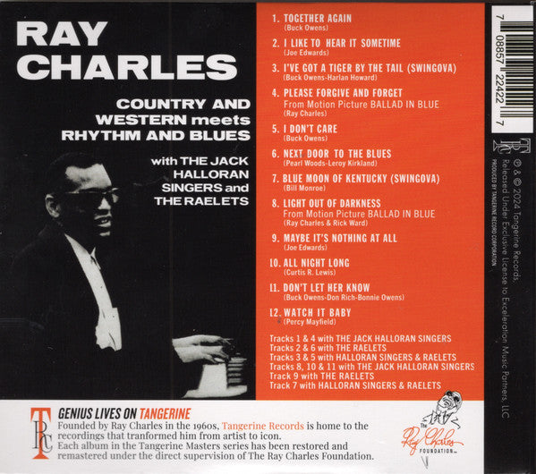 Ray Charles : Country And Western Meets Rhythm And Blues (CD, Album)