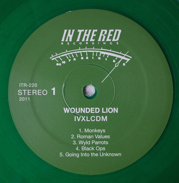 Wounded Lion : IVXLCDM (LP, Album, Ltd, Gre)