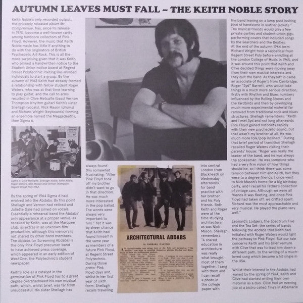 Keith Noble With Rado Klose : Mr. Compromise (LP, Album, RE, RM)