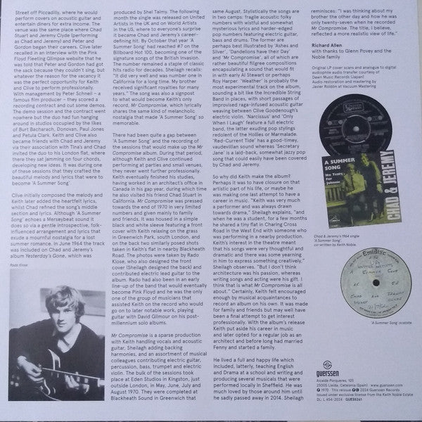 Keith Noble With Rado Klose : Mr. Compromise (LP, Album, RE, RM)