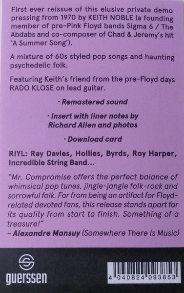 Keith Noble With Rado Klose : Mr. Compromise (LP, Album, RE, RM)
