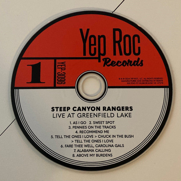 Steep Canyon Rangers : Live At Greenfield Lake (2xCD, Album)