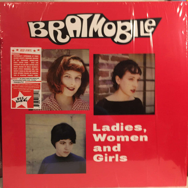 Bratmobile : Ladies, Women And Girls (LP, Album, RE, Red)