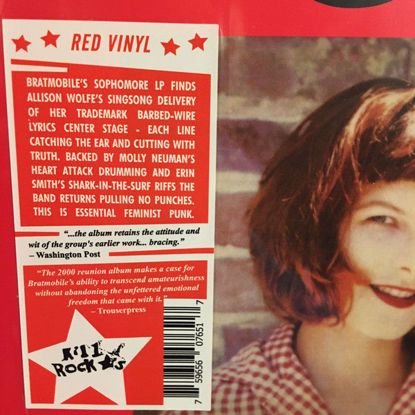Bratmobile : Ladies, Women And Girls (LP, Album, RE, Red)