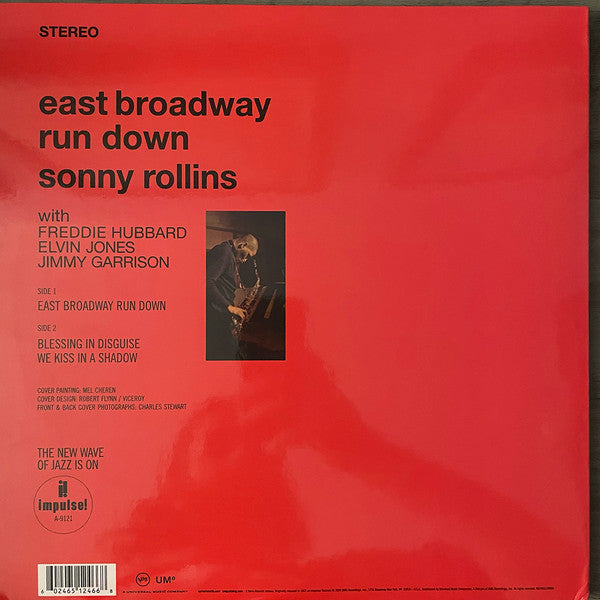 Sonny Rollins : East Broadway Run Down (LP, Album, RE, 180)