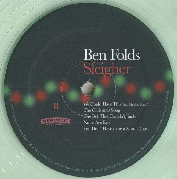 Ben Folds : Sleigher (LP, Album, Ltd, Cle)