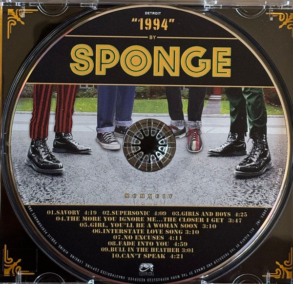 Sponge (3) : 1994 (CD, Album)