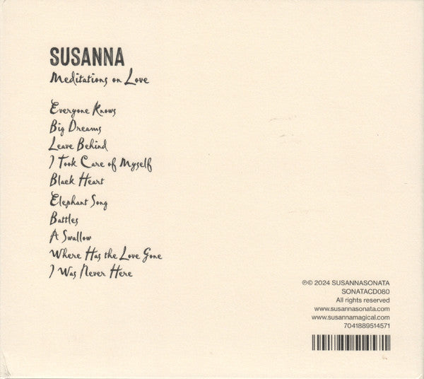 Susanna : Meditations On Love (CD, Album)