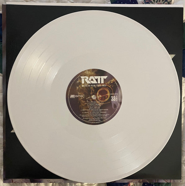 Ratt : Reach For The Sky (LP, Album, Ltd, RE, Whi)