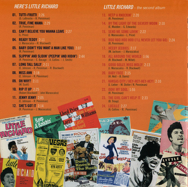 Little Richard : Here's Little Richard Plus Little Richard Volume 2 (CD, Comp, RE, RM)