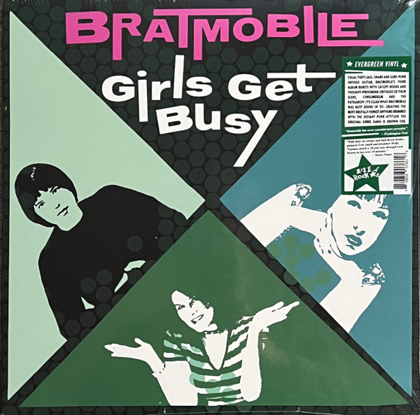 Bratmobile : Girls Get Busy (LP, Album, RE, Eve)