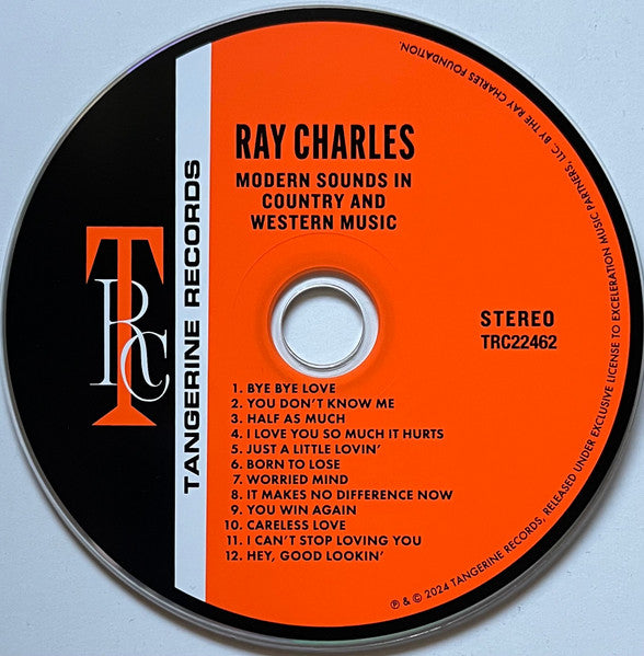 Ray Charles : Modern Sounds In Country And Western Music (CD, Album, RE, RM)