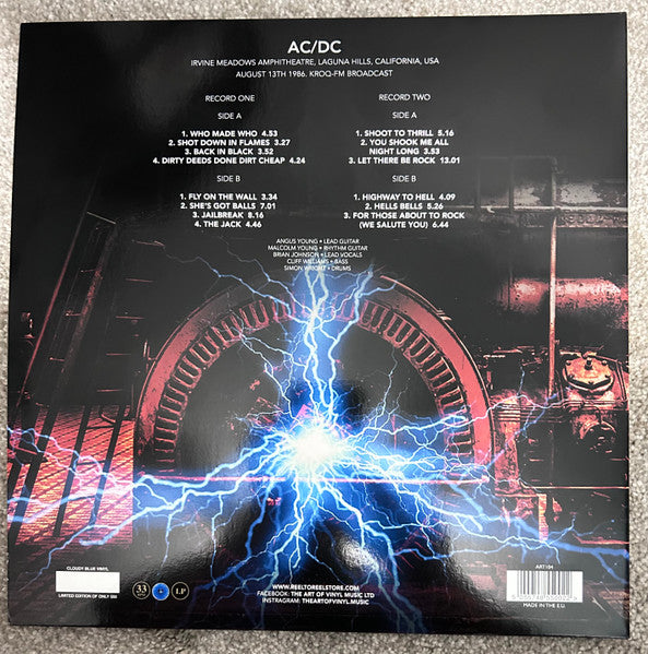 AC/DC : Live In California 1986 (2xLP, Ltd, Unofficial, Clo)