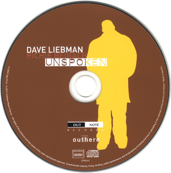 David Liebman / Richard Beirach : Unspoken (CD, Album)