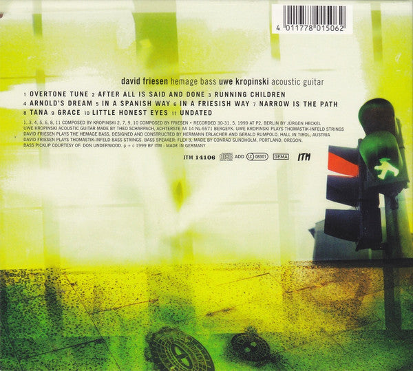 David Friesen / Uwe Kropinski : Made In Berlin (CD, Album)